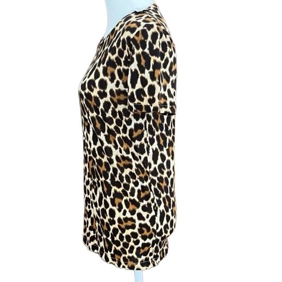 New with tags J CREW Vintage Cotton animal print tee shirt, size S. - Picture 5 of 7
